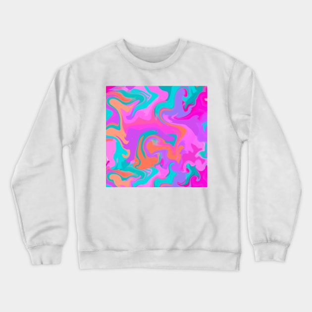 Tropical Sorbet print Crewneck Sweatshirt by ANDREASILVESTRI